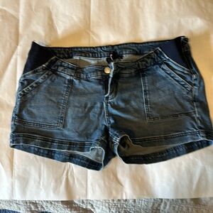 INDIGO BLUE Large Maternity Shorts